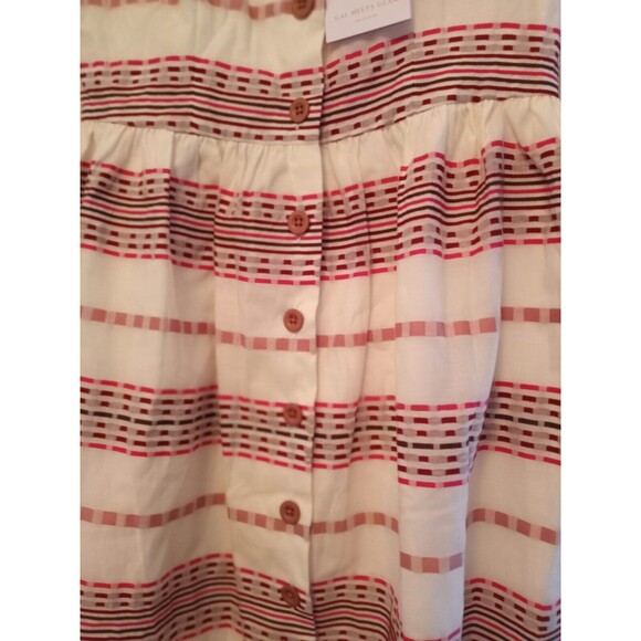 Gal Meets Glam Women's Size 8 Sleeveless Faux Button Front Ashton Dress New - Picture 3 of 10